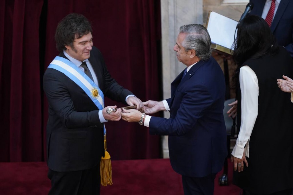 ARGENTINA : ASUMIO JAVIER MILEI COMO NUEVO PRESIDENTE 